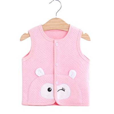 China Baby autumn and winter season anti-shrinkage blank small and medium warm vest for sale