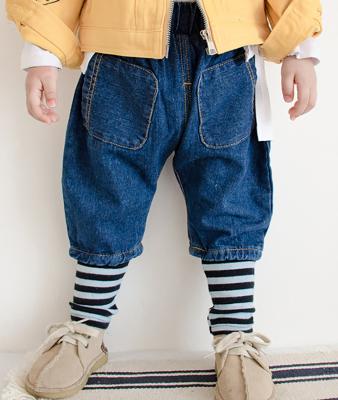 China 2021 New Autumn Big Pocket Breathable Pants Washed Pants Children's Jeans for sale