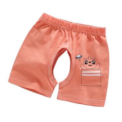 China Breathable Baby Cartoon Cute Animal Print Design Open Crotch Pants for sale