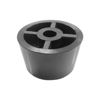 China Can cover redundant wire outlet production of black plastic foot PVC plastic foot plastic material for sale