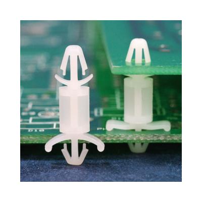 China Electronic Nylon66 PCB plastic support on both sides of the 3.5mm diameter PCB spacer plastic support for sale