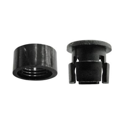 China Black PA66 Nylon Lamp Cover Lamp Holder Drilled Hole LED Spacer Support for sale