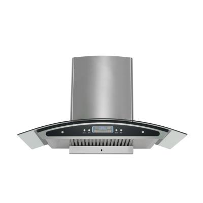 China Household Eleven Degree Stainless Steel Filter Kitchen Hood / Oil Collector Chimney for sale