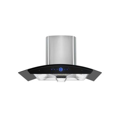 China Household 60/90 Cm Wall Mounted Kitchen Grease Extractor Cooker Range Hood for sale