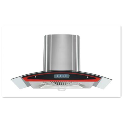 China Household 60/90 cm OEM SS Chimney Range Hood Vent Cooker Hood Best For Cooking for sale