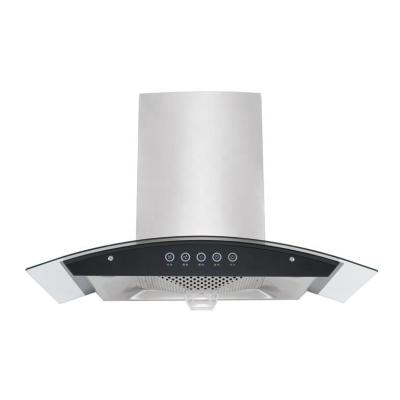 China Household Kitchen Appliances Range Hoods Cooker Hood, Stainless Steel With Tempered Glass Housing for sale