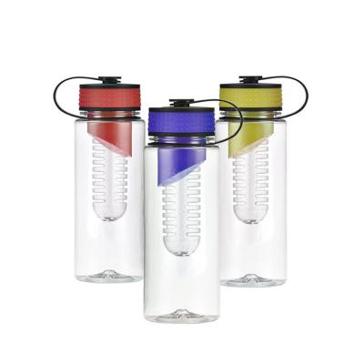 China Custom Viable Custom Tritan Detox Fruit Infuser Sports and Tea Plastic Free Water Bottles Kids Drink Fruit Cup Mugs for sale