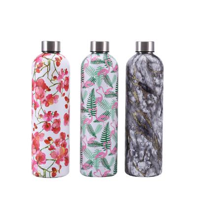 China PORTABLE custom logo bpa free wall stainless steel double wall water bottle for sale