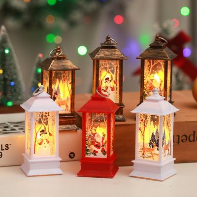 China New Eco-friendly Christmas Lantern Led Light Hanging Lamp Christmas Decorations Mini Ramadan Gifts Light Up For Holidays for sale