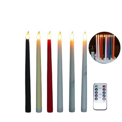 China 3D Battery Operated Battery Operated Led Candle Light Plastic Flameless Electric Tea Light Flashing Multicolor Lamp for Christmas for sale