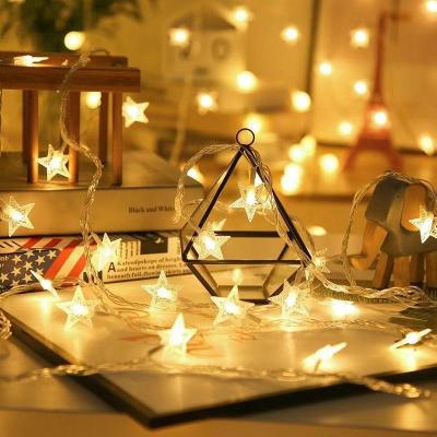 China Modern Christmas String Led Light Fairy Multicolor Lights Outdoor / Indoor Party Star Lamp for sale