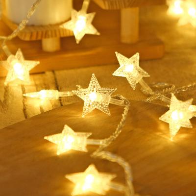 China New Modern String Led Light Fairy Multicolor Lights Outdoor / Indoor Party Star Lamp For Christmas for sale