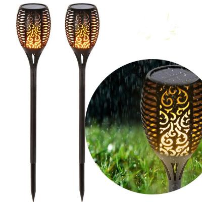 China Yard Garden Decorative Flame Led Lawn Light Solar Fire Outdoor Intelligent Waterproof Landscaping Lamp for sale