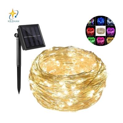 China 10m 100led Solar Led Lighting Garden Christmas Lights Smart Holiday Decoration Outdoor Underground Lamp for sale