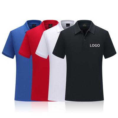 China Cushioning Customized Embroidered Logo 100% Cotton Men's Golf Camissa High Quality Business Uniform Solid Color Polo Shirt for sale