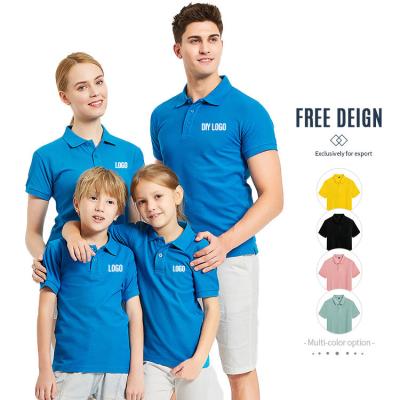 China Cushioning Promotional sales of 100% cotton, high-quality customized logo, blank children's polo shirt, boys' polo shirt for sale