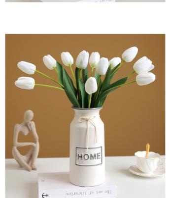 China Wholesale Natural High Quality Silk Real Touch Fake Tulip Flowers For Home Wedding Artificial Decor Flowers for sale