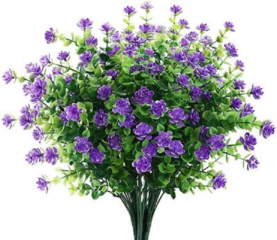 China Eco - Friendly Artificial Flowers For Flowers Outdoors UV Resistant Plastic Plants Spring Bulk Flowers For Indoor Home Wedding for sale