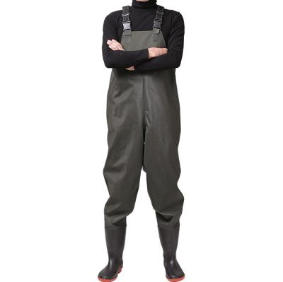 China Waterproof Breathable Water Proof Chest Wader Hunting Fishing Resistant Rubber Boots for sale