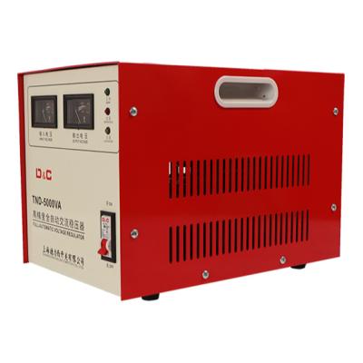 China New Style SVC Stabilizer TND-5000VA Motor Stabilizer Home Voltage Stabilizer [D&C] for sale