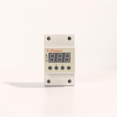 China 63A Protector TM Digital Display Russia Type For Home Voltage Protector Current Protector for sale