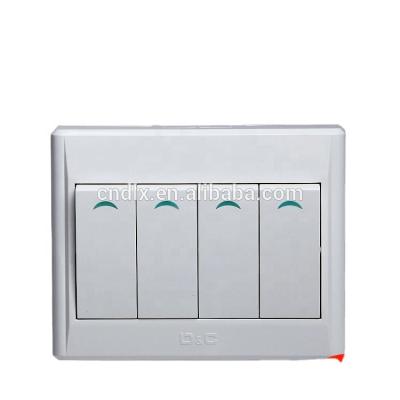 China [D&C] Shanghai delixi 20a double pole wall switch with neon M4-24 for sale