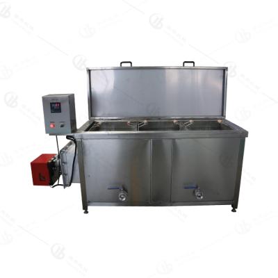 China Food Frying Industrial Stainless Steel Potato Cassava Taro Chips Fries Chicken Industrial Frying Machine for sale