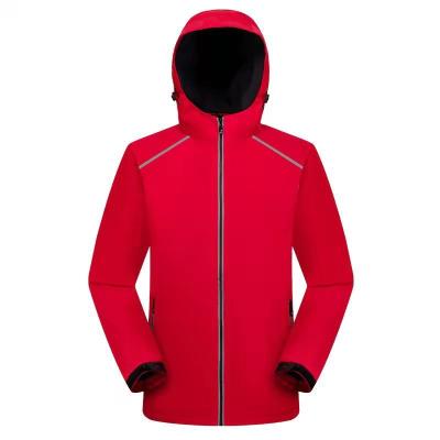 China Shell Jacket Style Thick Outdoor Mountaineering Windproof Thermal Coat Work Clothes Fleece-Lined Singlet Waterproof Clothing Factory Direct Sales for sale