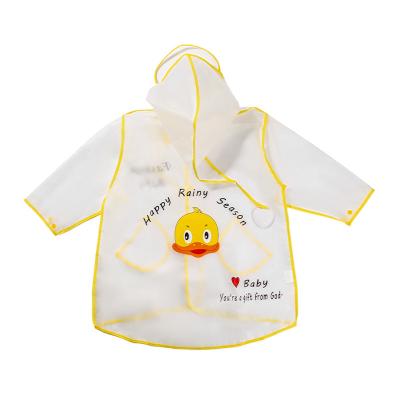 China Children Poncho Primary School Kindergarten Children Kindergarten Boys Girls Bachelorette Waterproof Clothes Transparent Outdoor Raincoat for sale