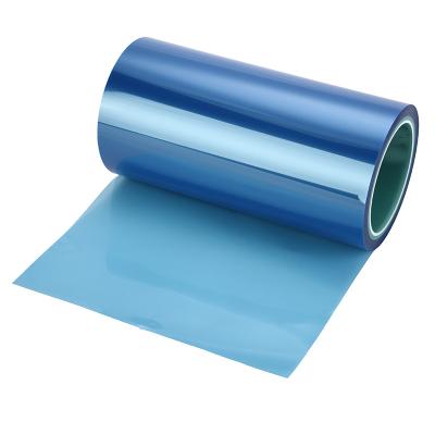 China 2021 China premium anti-static 75um release liner thickness blue color blue color for sale