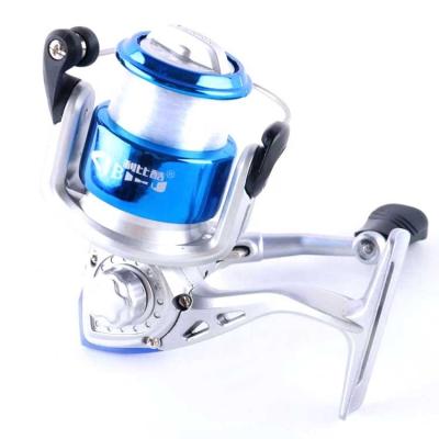 China Low MOQ Cheap Metal Fishing Reel 1000 Gold Fish Fishing Reel For Fishing for sale