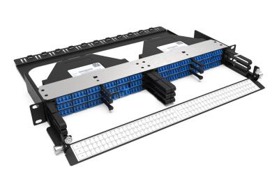 China Rongbang RBTX-PP01 1U High Density Frame Modular Panel 6 MPO/MTP to 144 LC Ports for Data Center Enterprise Network for sale