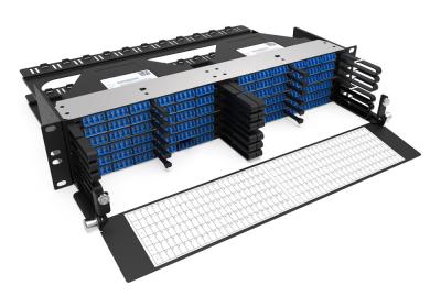 China Rongbang RBTX-PP21 2U High Density Frame Modular Panel 12 MPO/MTP to 288 LC Ports for Data Center Enterprise Network for sale