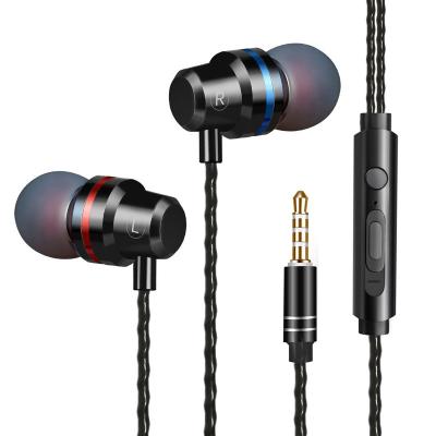 China In-ear Stereo Bass In-Ear Headphones Headset Metal Wired Earphone for sale