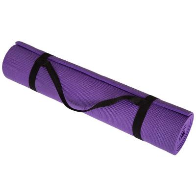 China Tear Resistant Custom Print Yoga Mat With Carry Strap for sale