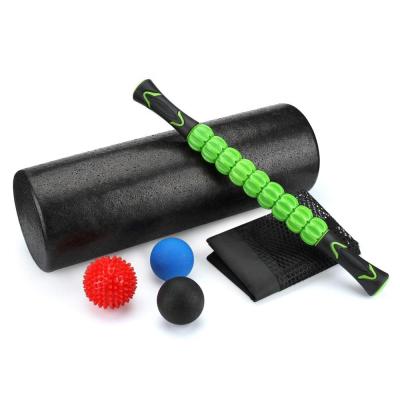 China PPE Muscle Massage Stick Foam Roller Set Massage Stick Massage Roller Set for sale