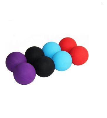 China Comfortable And Durable Lacrosse Peanut Lacrosse Ball Double Massage Ball Double Massage Ball for sale