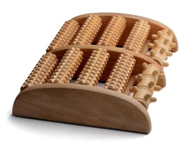 China Popular Stick Massager Muscle Roller Foot Products Wooden Foot Massager Polybag Customize Logo Base About 500pcs 0.75kg for sale