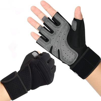 China Unisex Lightweight Weightlifting Gloves Wristband Weightlifting Glove For Fitness Exercise Gym Fitness Wrist Support for sale