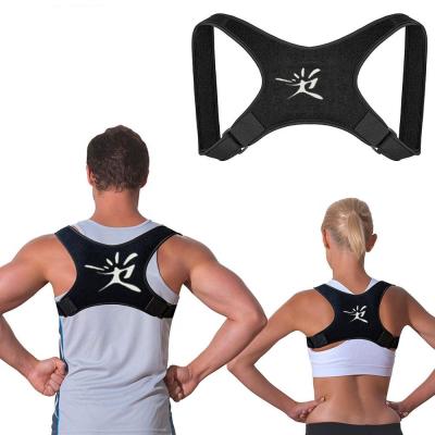 China Adjustable Breathable Neoprene Posture Corrector Back Posture Corrector Brace For Men for sale