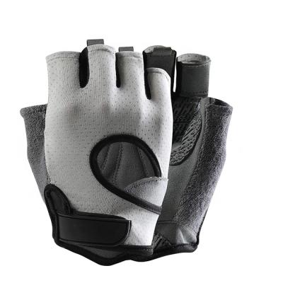 China Fingerless Gym Training Gloves Fitness Weightlifting Gloves Gloves Gym Fitness For Work Out for sale