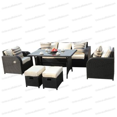 China Modern factory direct supply garden sets outdoor furniture sofa set garden furniture for sale