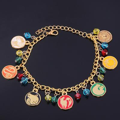 China Vintage Seven Deadly Sins Meliodas Escanor's Nanatsu Bracelet No Taizai Dragon Lion Boar Goat Fox Tattoo Charms Bracelet Bangles Gift for sale