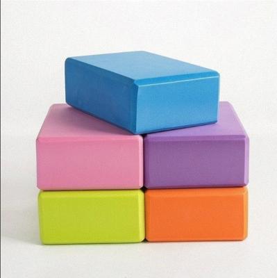 China EVA Factory direct high-density solid color EVA yoga annex material yoga beginners women and men gym brick for sale