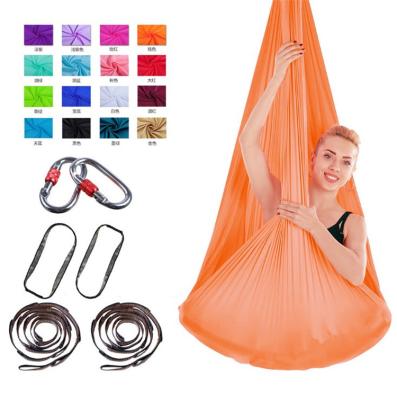 China Adult factory air yoga swing set direct flight swing sling yoga anti-gravity hammock for sale