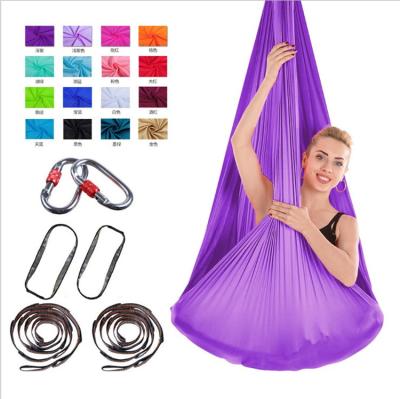 China Adult factory direct sales of fitness equipment piece air yoga swing set high quality flight swing yoga anti-gravity hanging hammock for sale