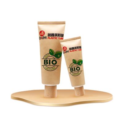 China High Quality Eco - Friendly Cosmetic Tube For Lotion 150ml Paper Packaging Custom Empty Tube for sale