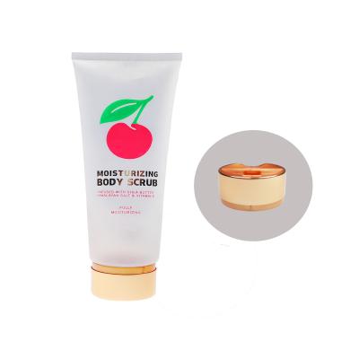 China Empty Cosmetic Bleaching Cream Tube Chiaki Lid Soft Tube Body Lotion Tube For Body Scrubs for sale