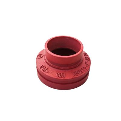 China 1/2-16 Ductile Splined Concentric Casting Iron Pipe Fitting Reducer Customized for sale