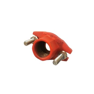 China FM/UL/ISO/CCC Approved U Bolt Mechanical Tee Threaded Outlet Malleable Iron Grooved Pipe Fittings And Coupling Reducer for sale